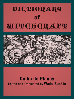 cover image of Dictionary of Witchcraft